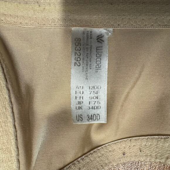Wacoal 853292 Basic Beauty Front Close Contour Bra Size 34DD Sand Nude Beige - Picture 8 of 8